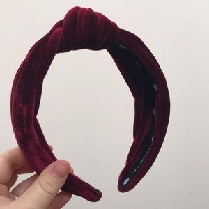Lele Sadoughi velvet headband - never worn